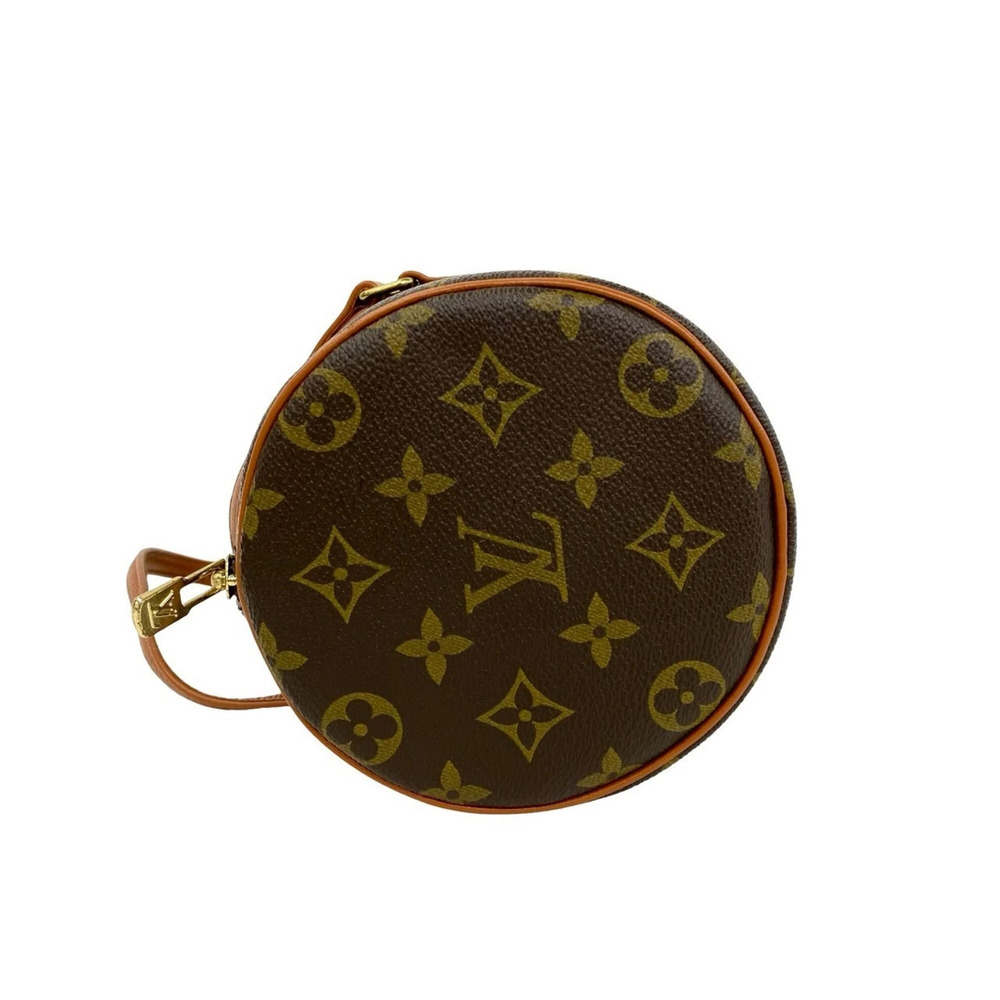LOUIS VUITTON Vintage Brown Monogram Leather Papillon 26 Boston Bag - Picture 5 of 9